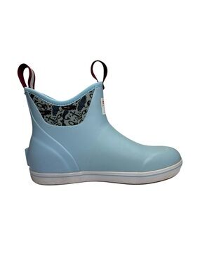 Xtratuf Salmon Sisters Ankle Deck Boot Light Blue Waterproof Women’s 9.5